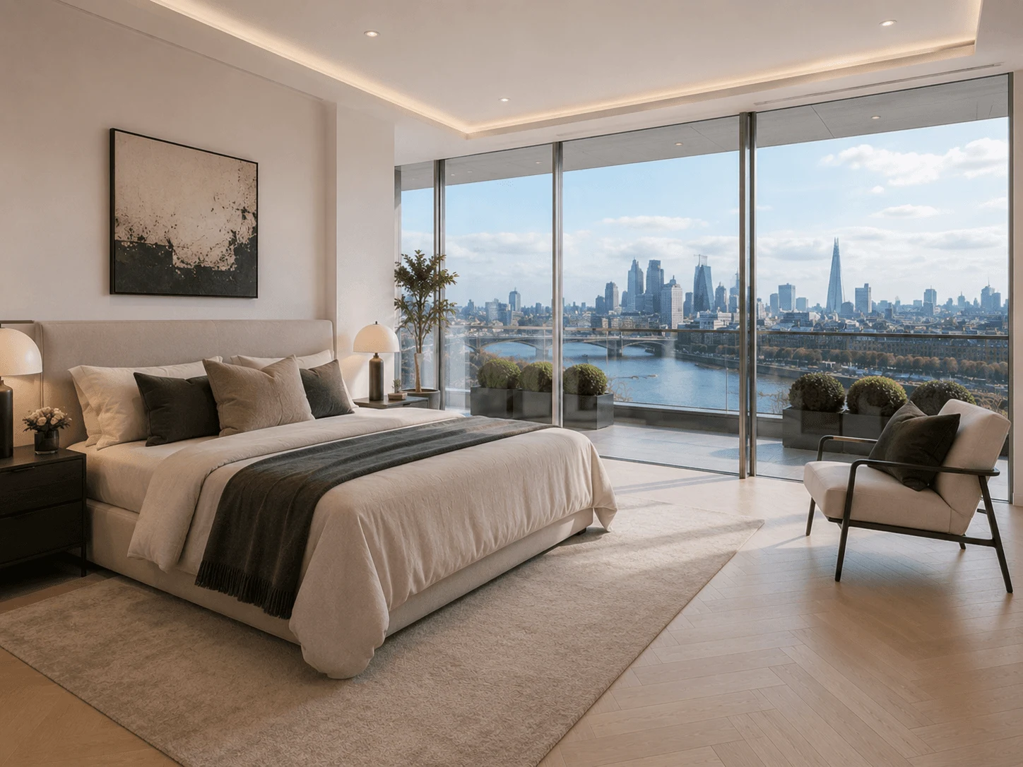 Light-Filled Apartment with City Views — view 3