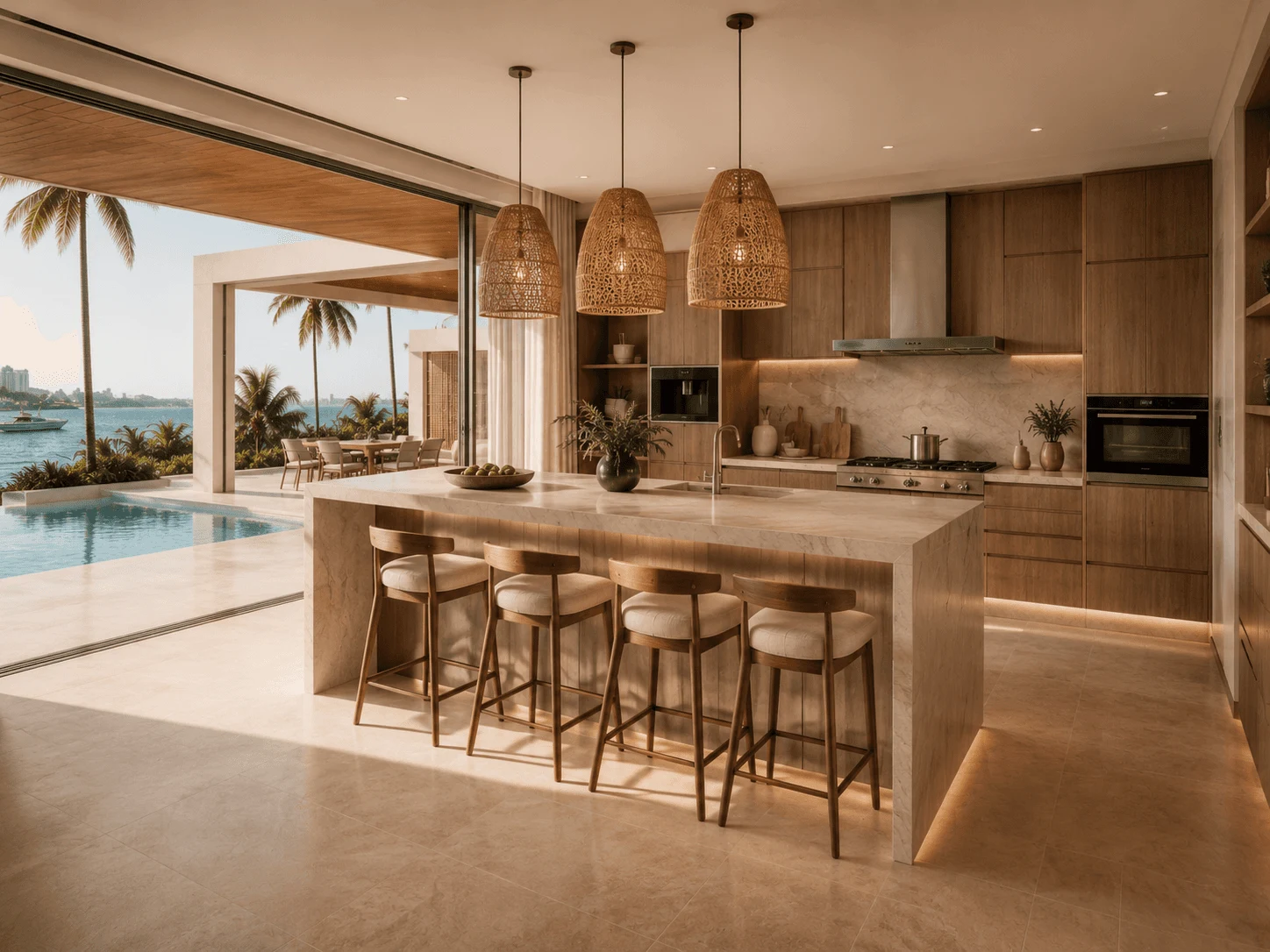 Palm townhouse with private terrace — view 3