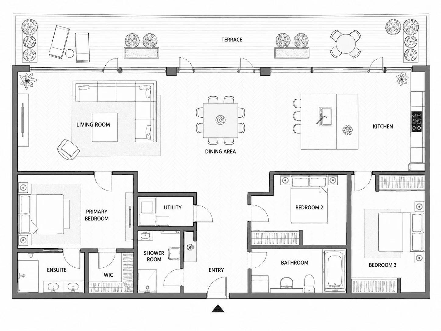 Light-Filled Apartment with City Views — view 4