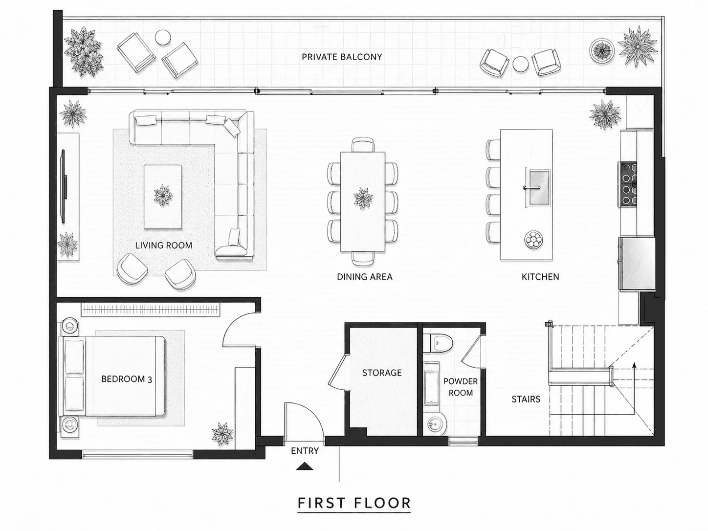 Waterfront Condo with Private Balcony — view 5